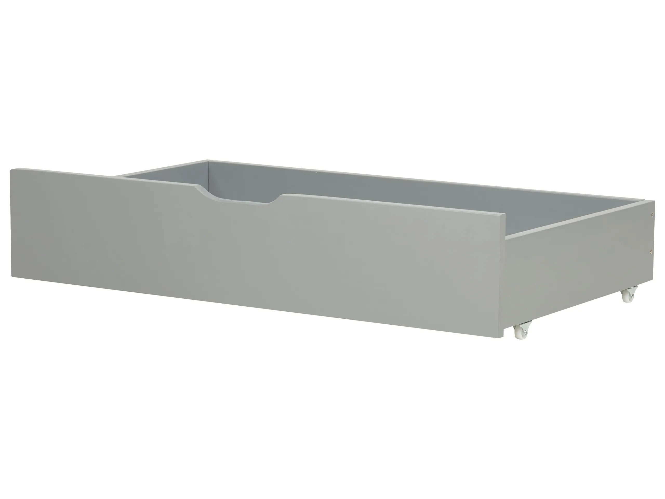 Conjunto de 2 cajones de cama Madera de pino RUMILLY Gris