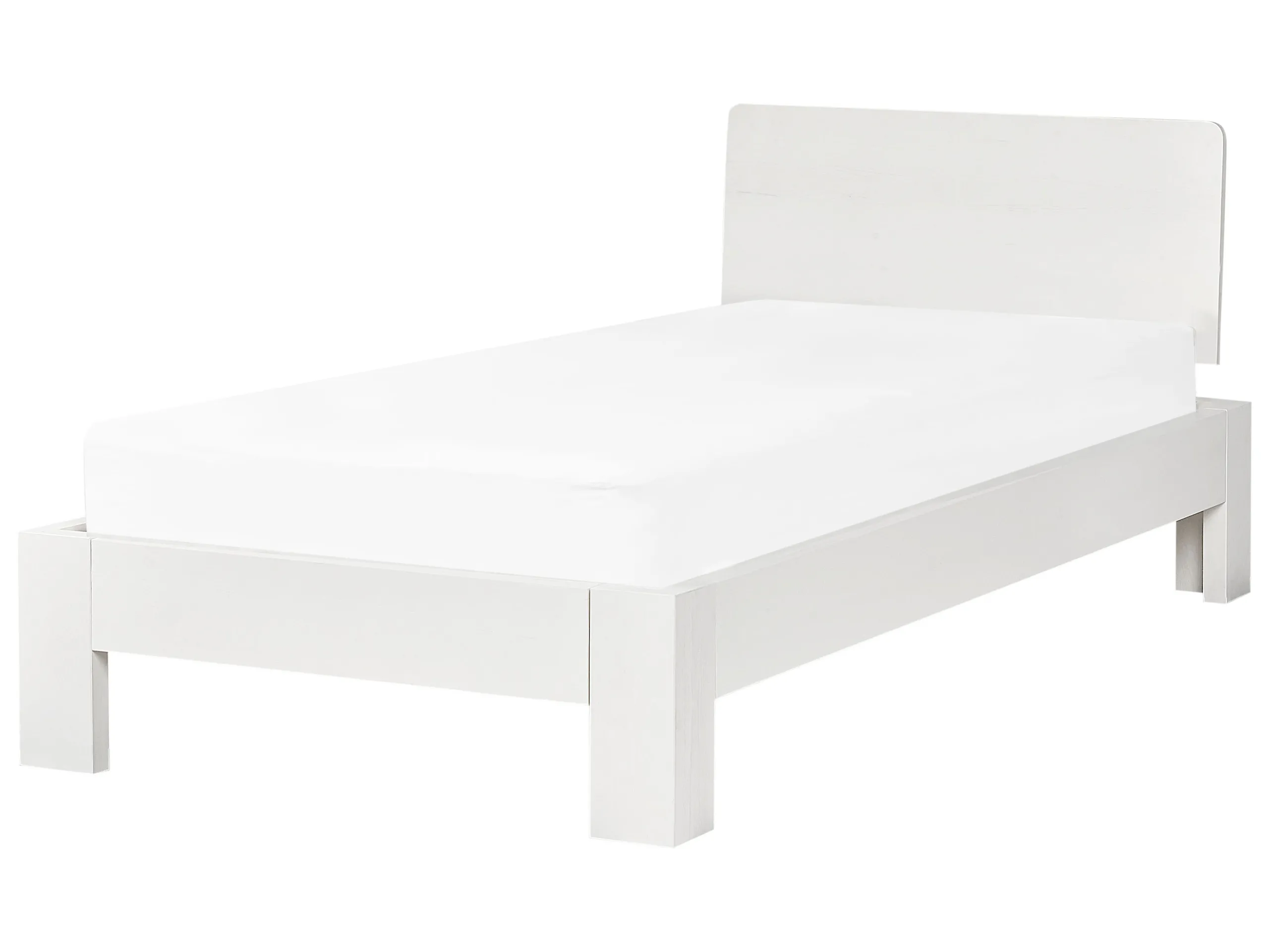 Cama Madera de pino ROYAN 90 x 200 cm Blanco