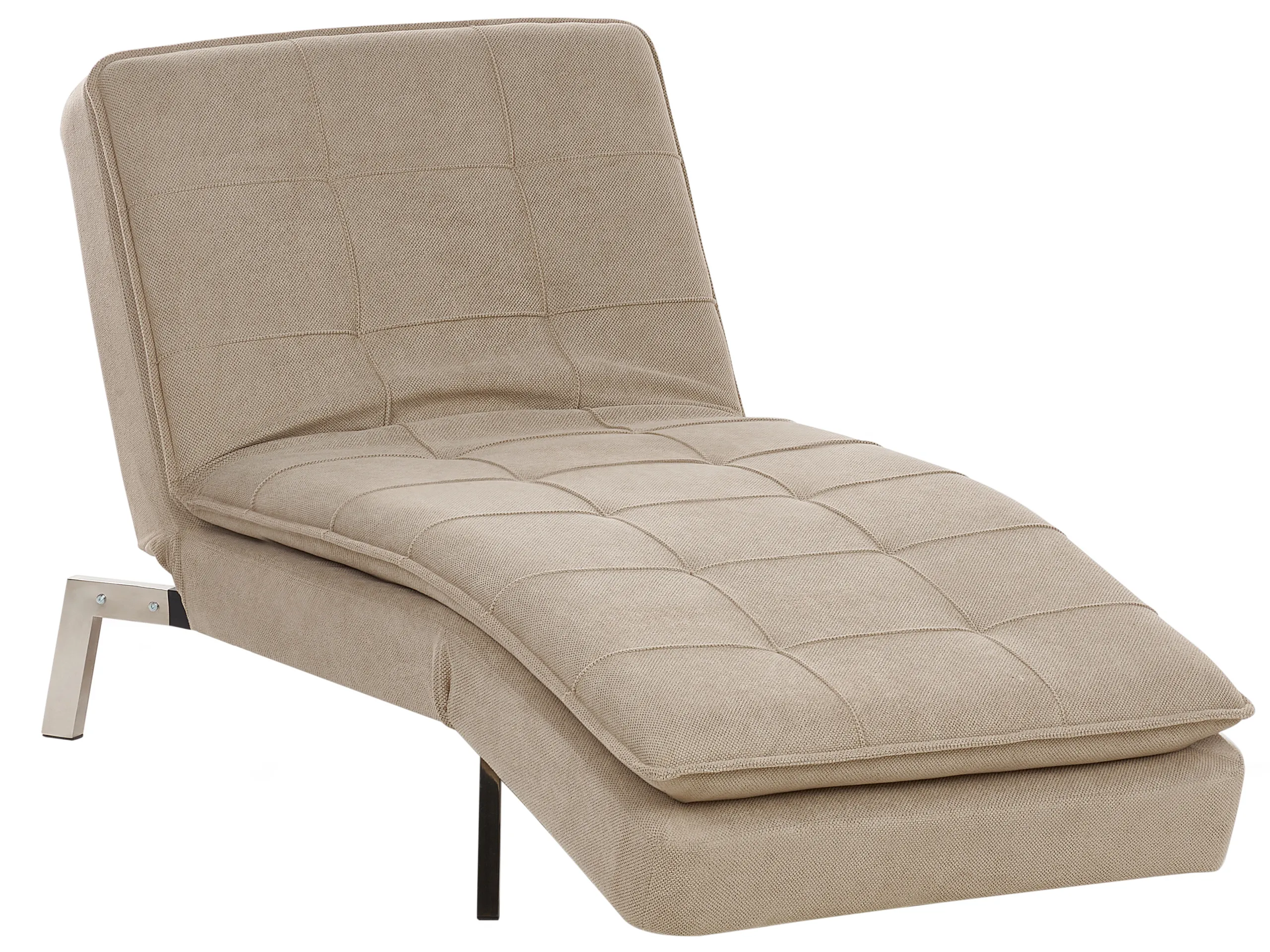 Chaise longue LOIRET Tela Beige