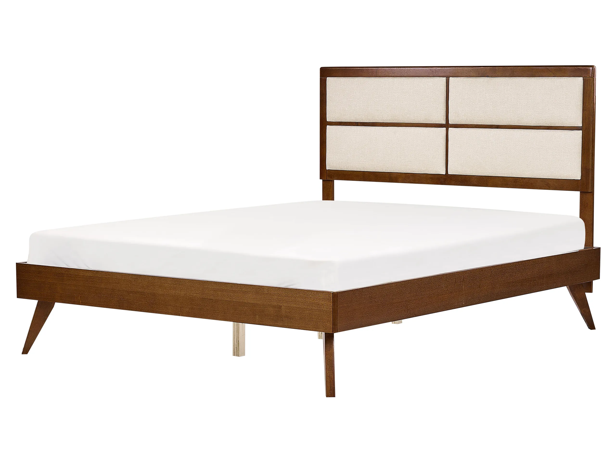 Cama POISSY 160 x 200 cm Fresno oscuro