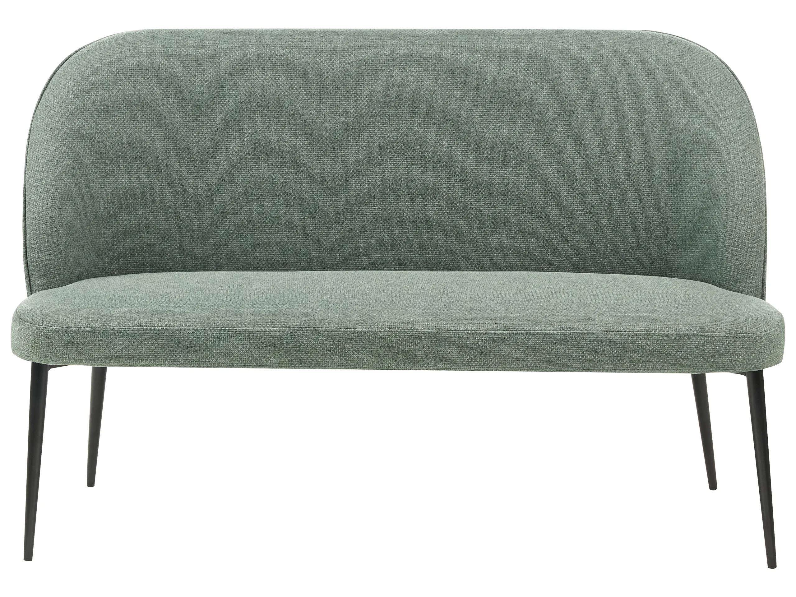 Dining Bench 2 Seater OSBY Fabric Light Green