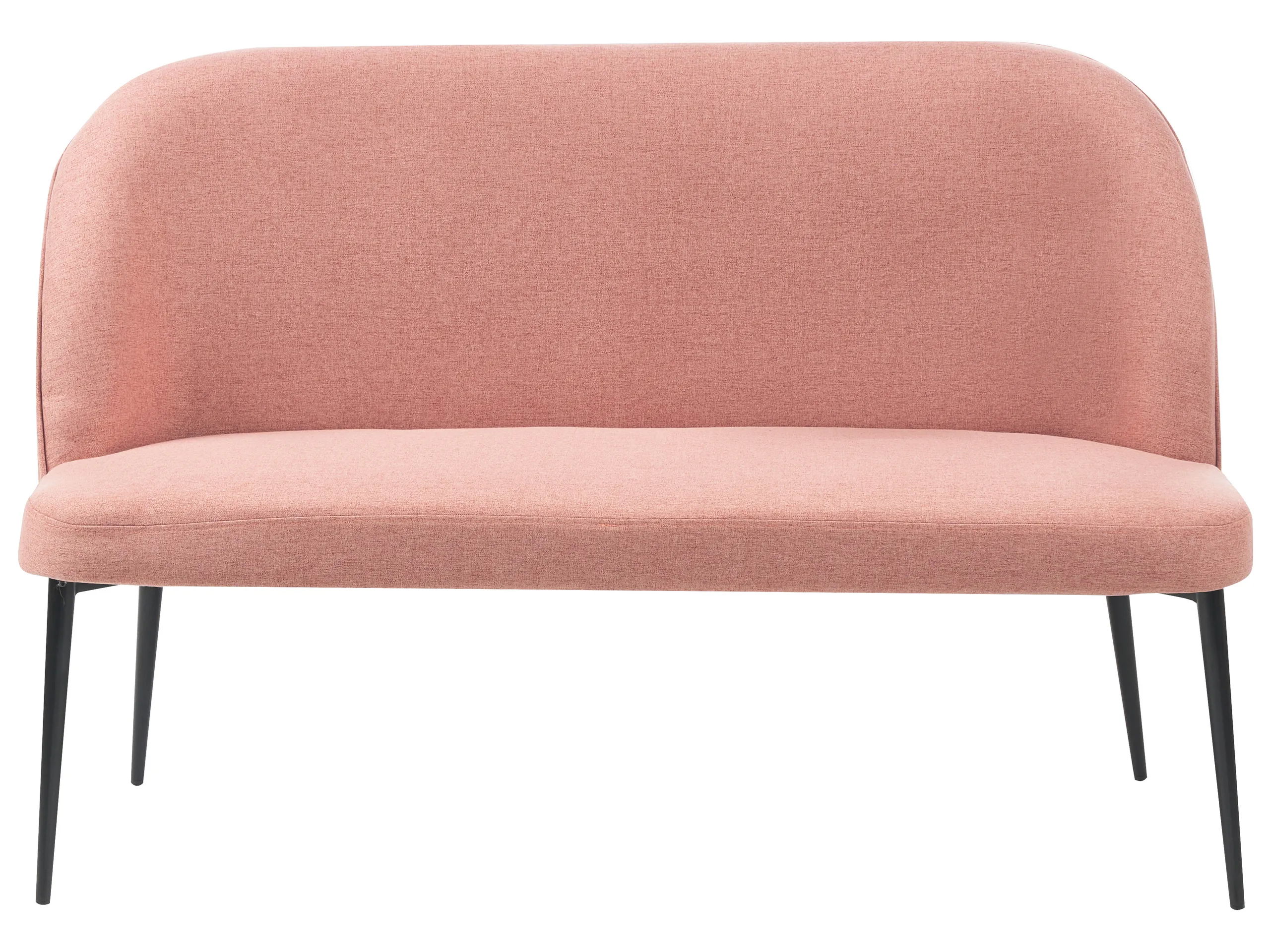 Dining Bench 2 Seater OSBY Fabric Pink