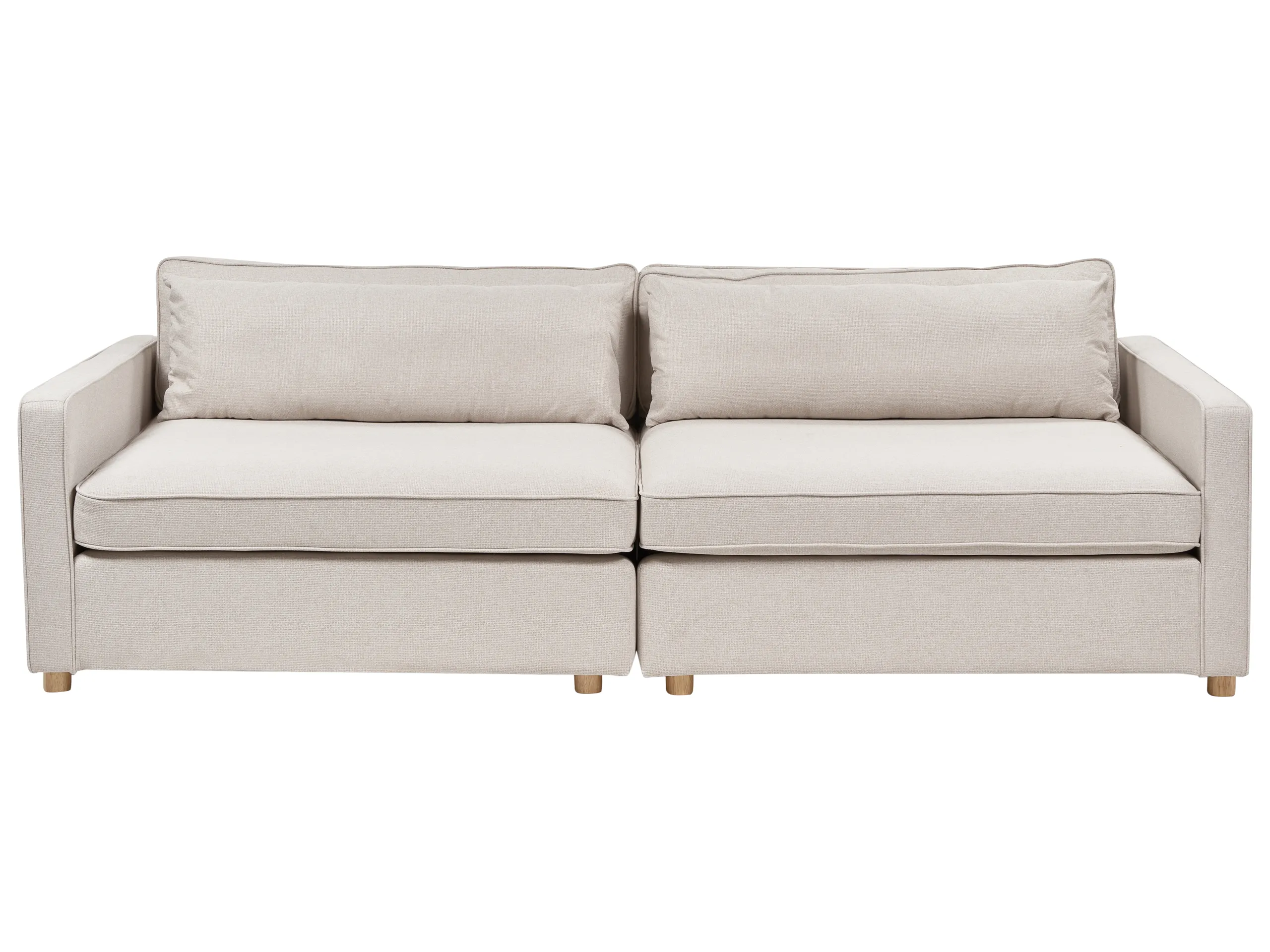 Sofa 3 Seater VINSTRA Fabric Beige
