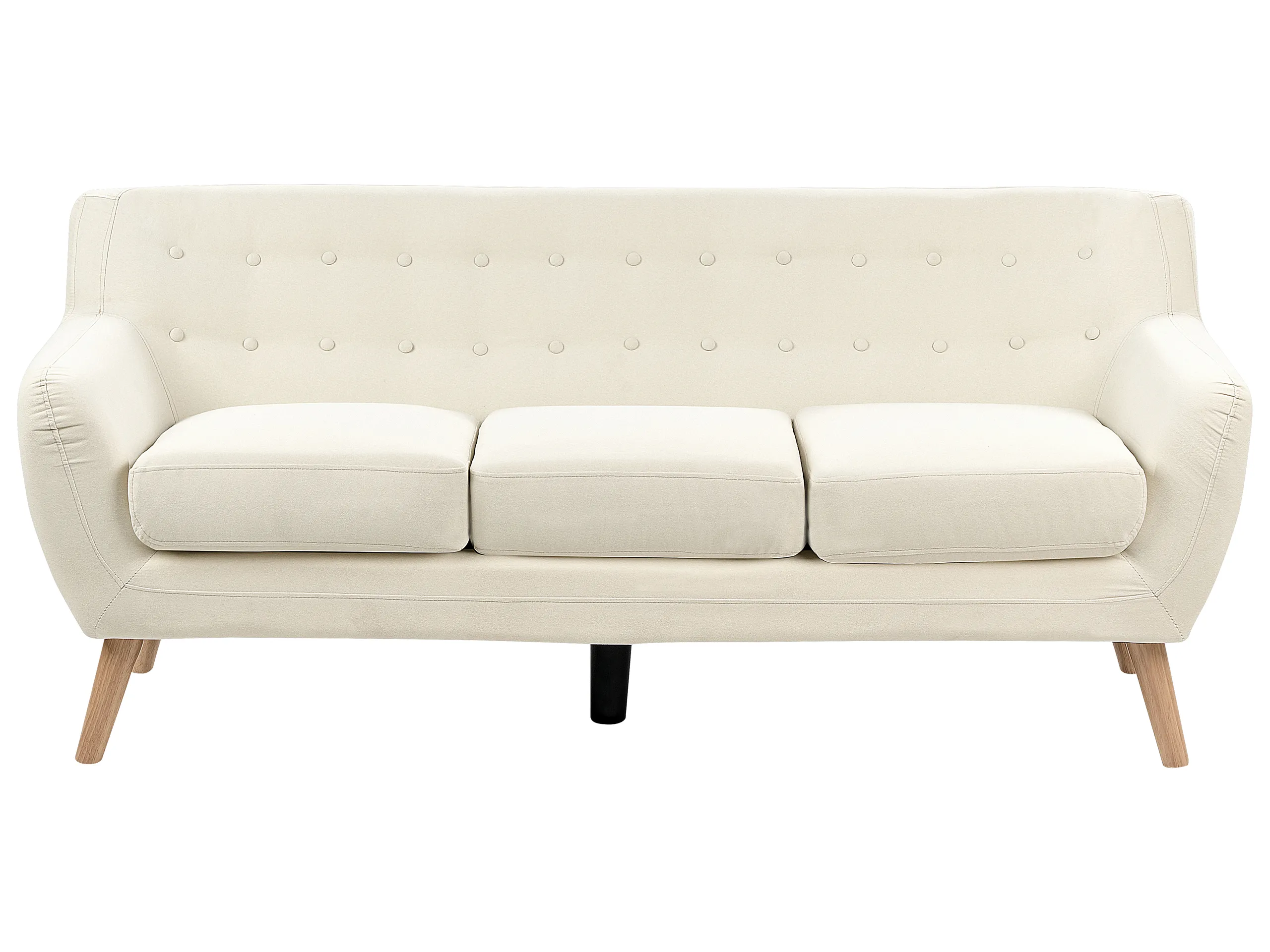 Sofa 3 Seater MOTALA Fabric Light Beige