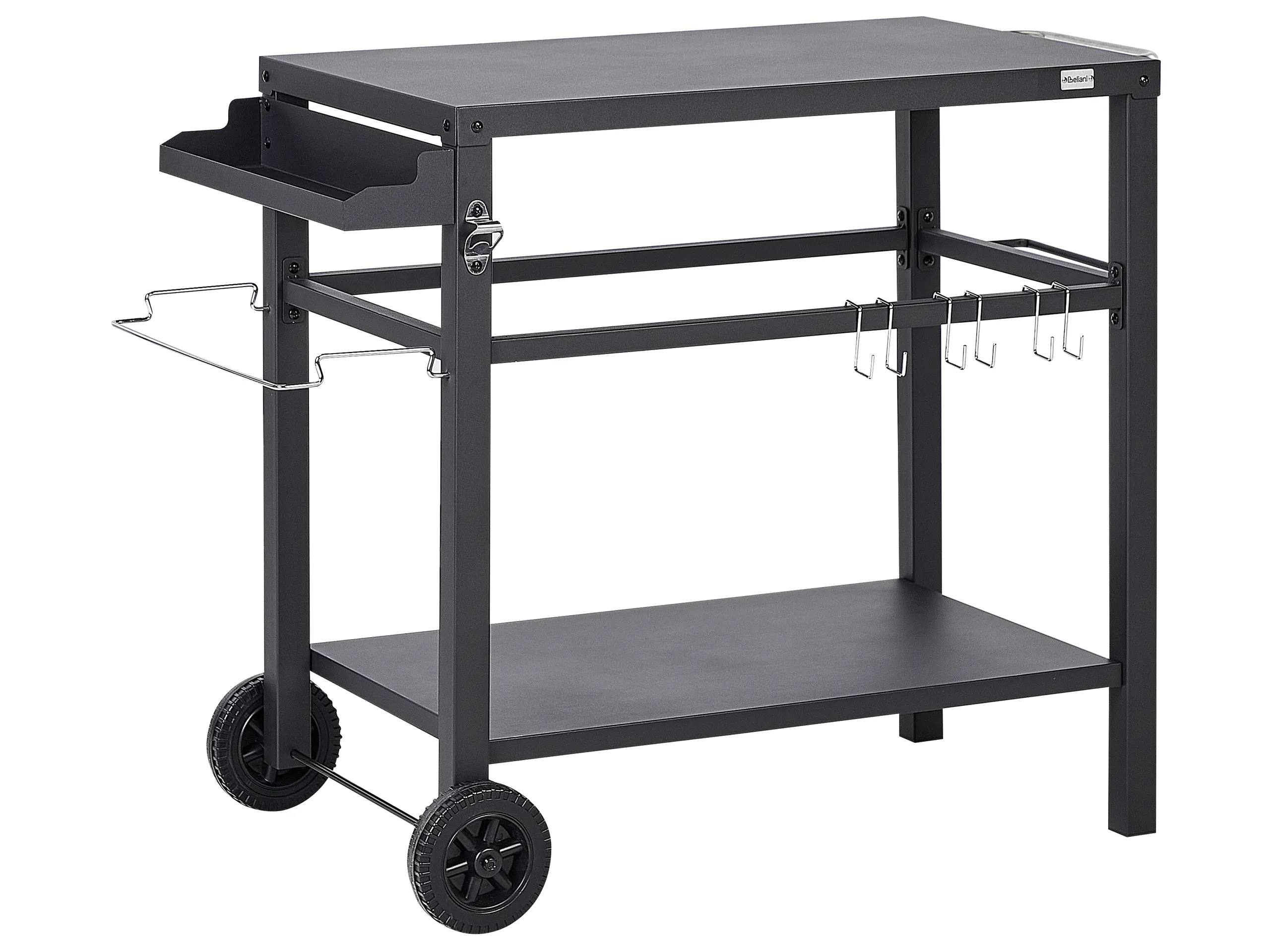 Carrito de cocina exterior STALETTI Metal Negro