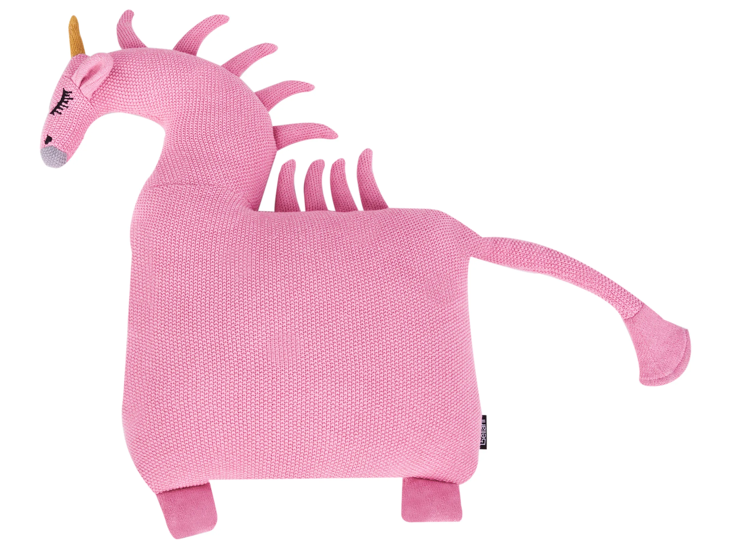 Conjunto de 2 cojines decorativos LAMMI Algodón 45 x 45 cm Rosa Unicornio