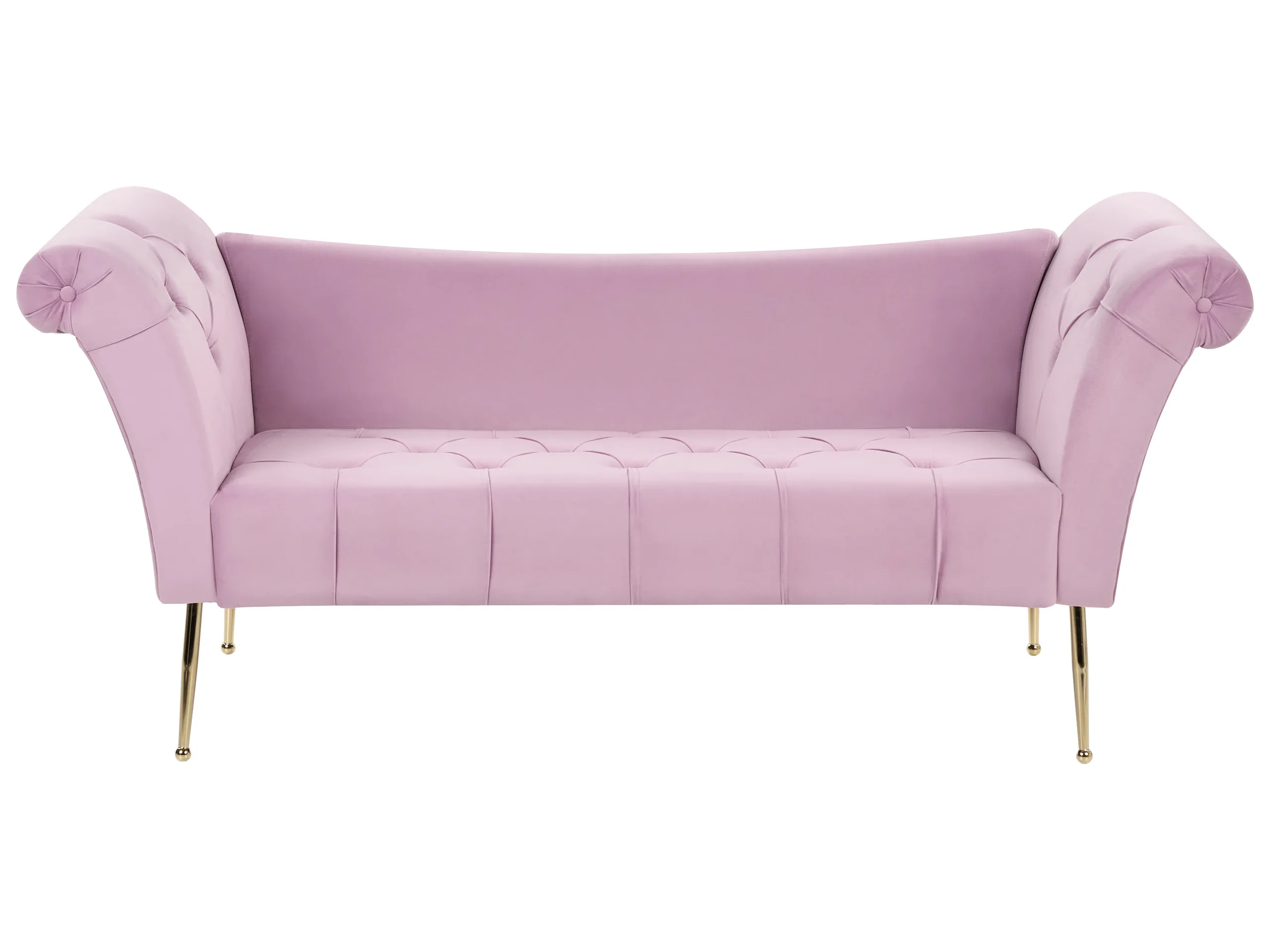 Chaise longue NANTILLY Terciopelo Violeta claro