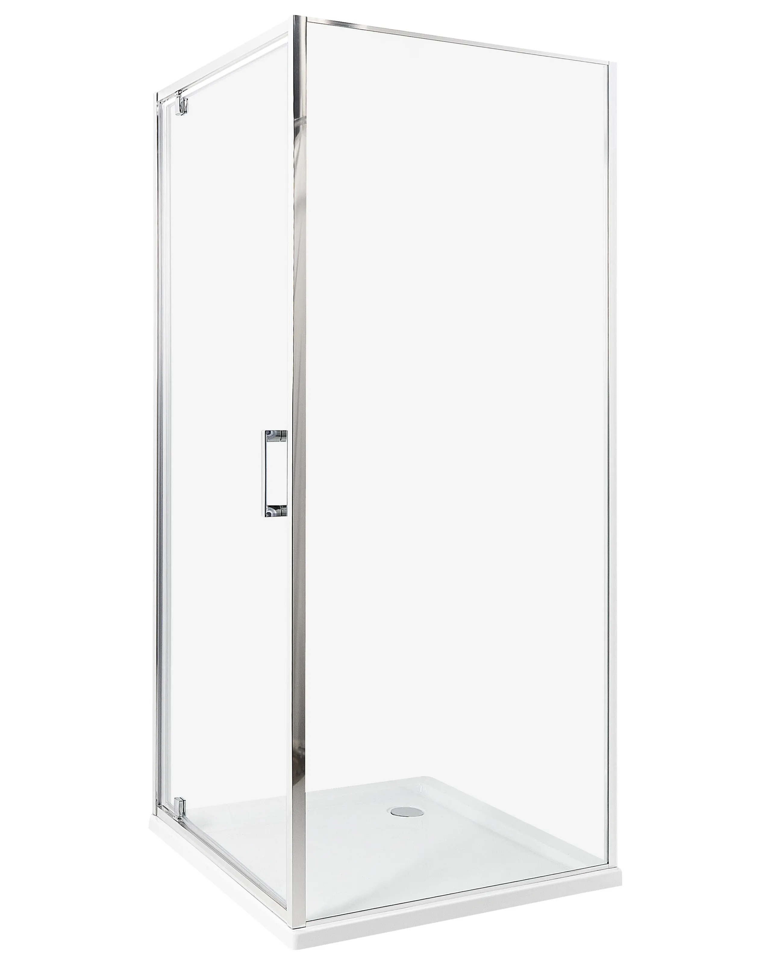 Cabina de ducha DARLI 80 x 80 x 185 cm Plateado
