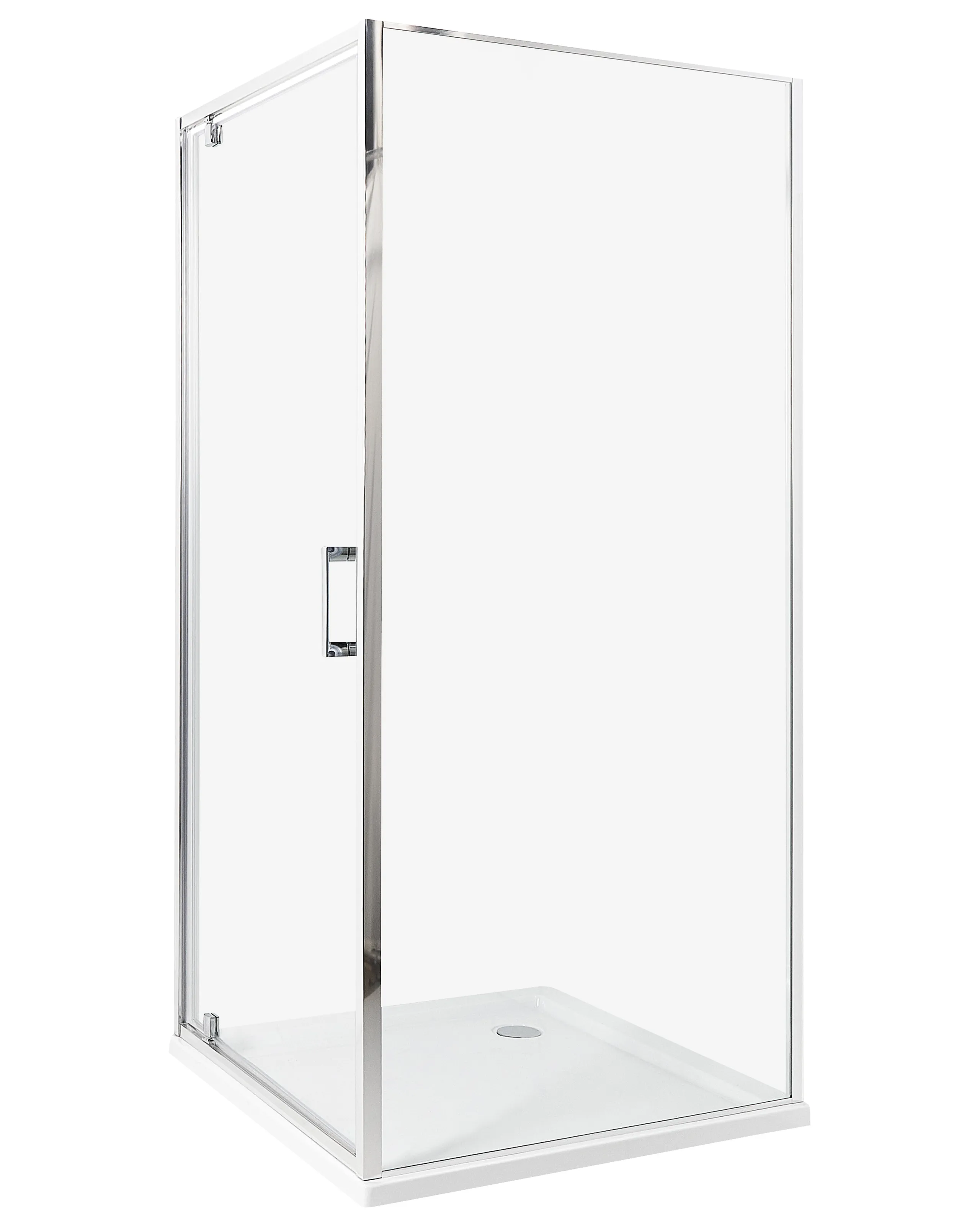 Cabina de ducha DARLI 90 x 90 x 185 cm Plateado