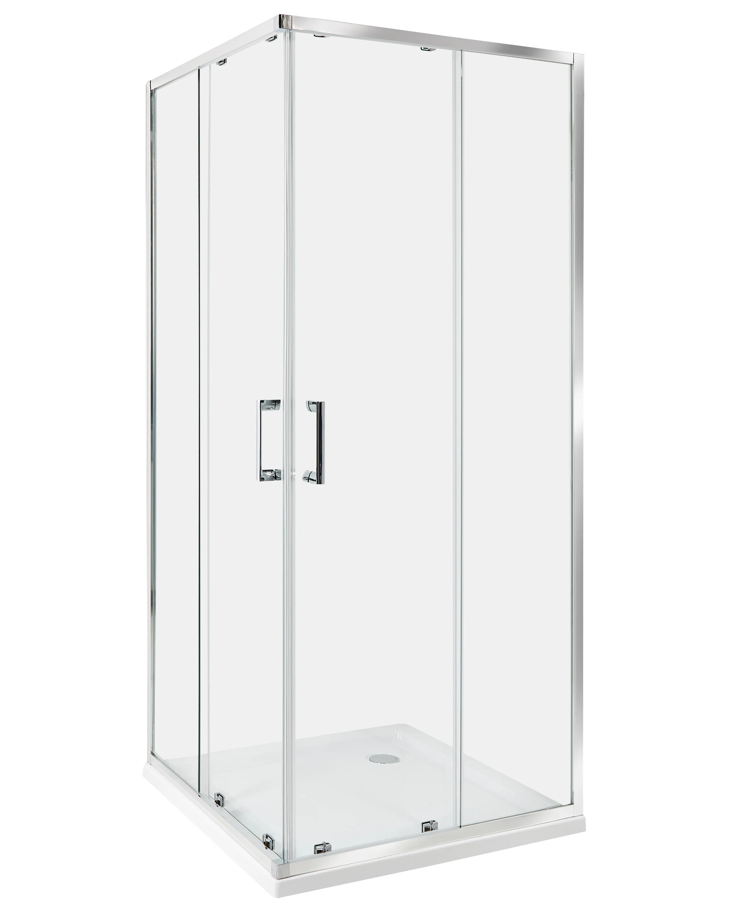 Cabina de ducha TELA 80 x 80 x 185 cm Plateado