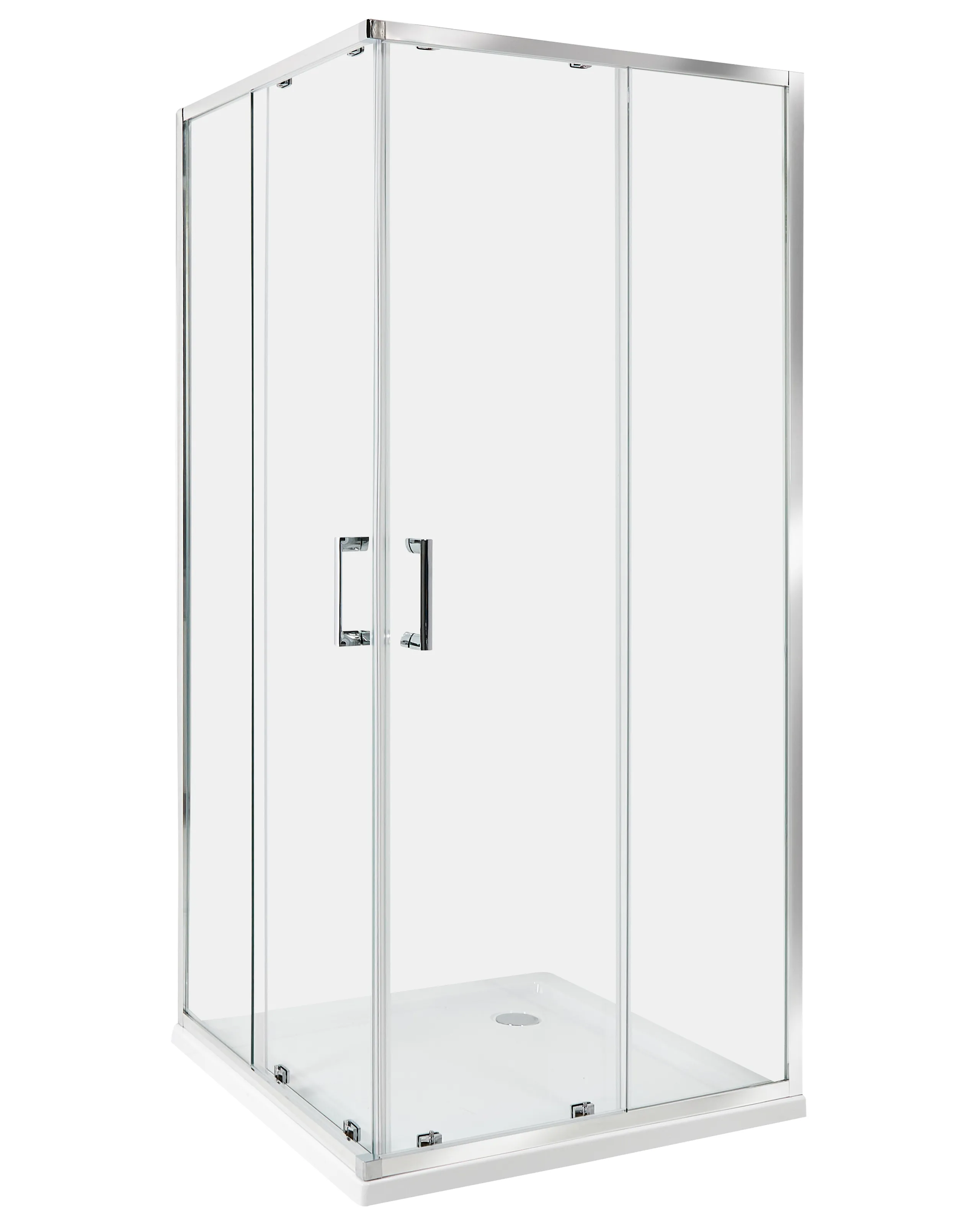 Cabina de ducha TELA 90 x 90 x 185 cm Plateado
