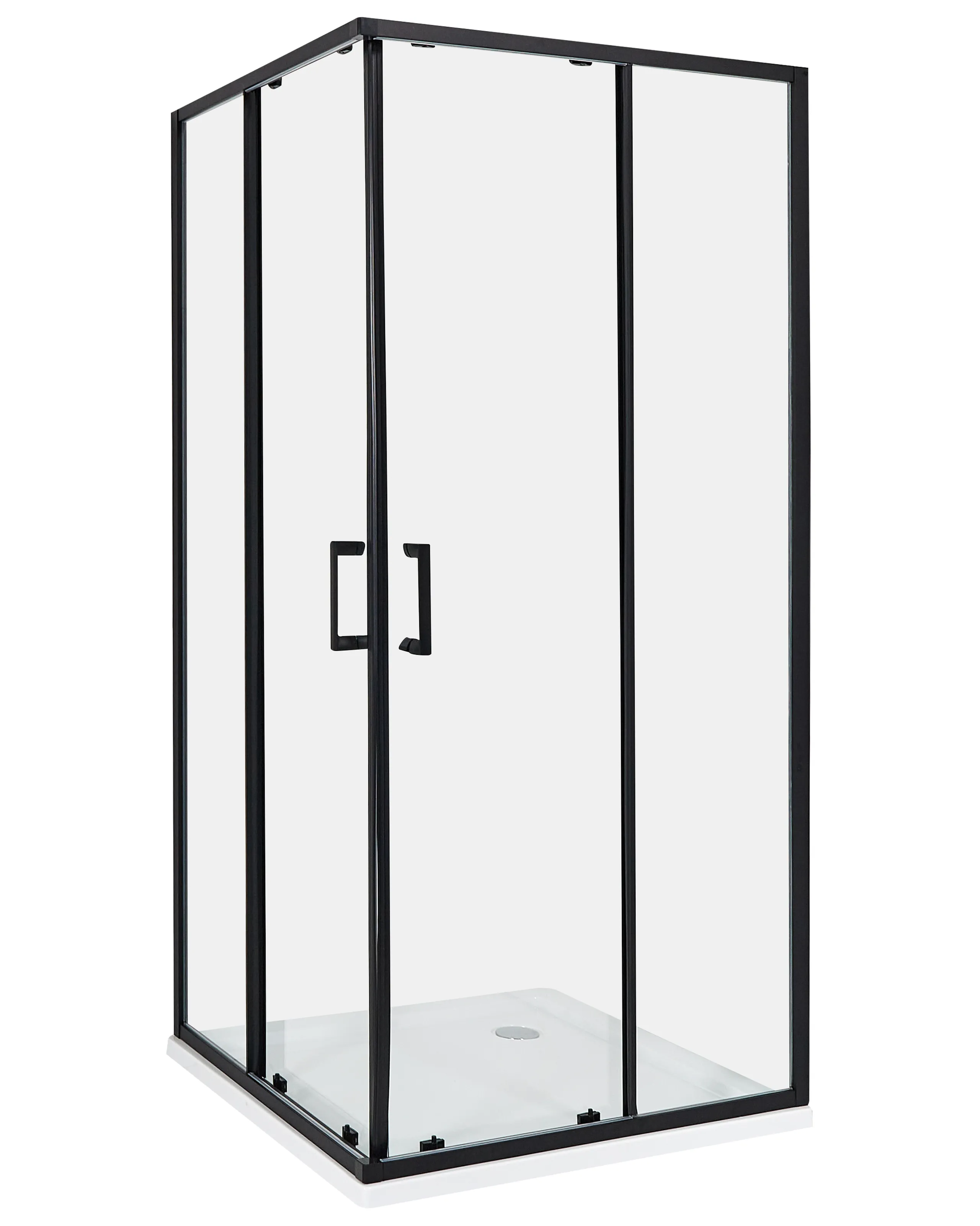 Cabina de ducha TELA 90 x 90 x 185 cm Negro