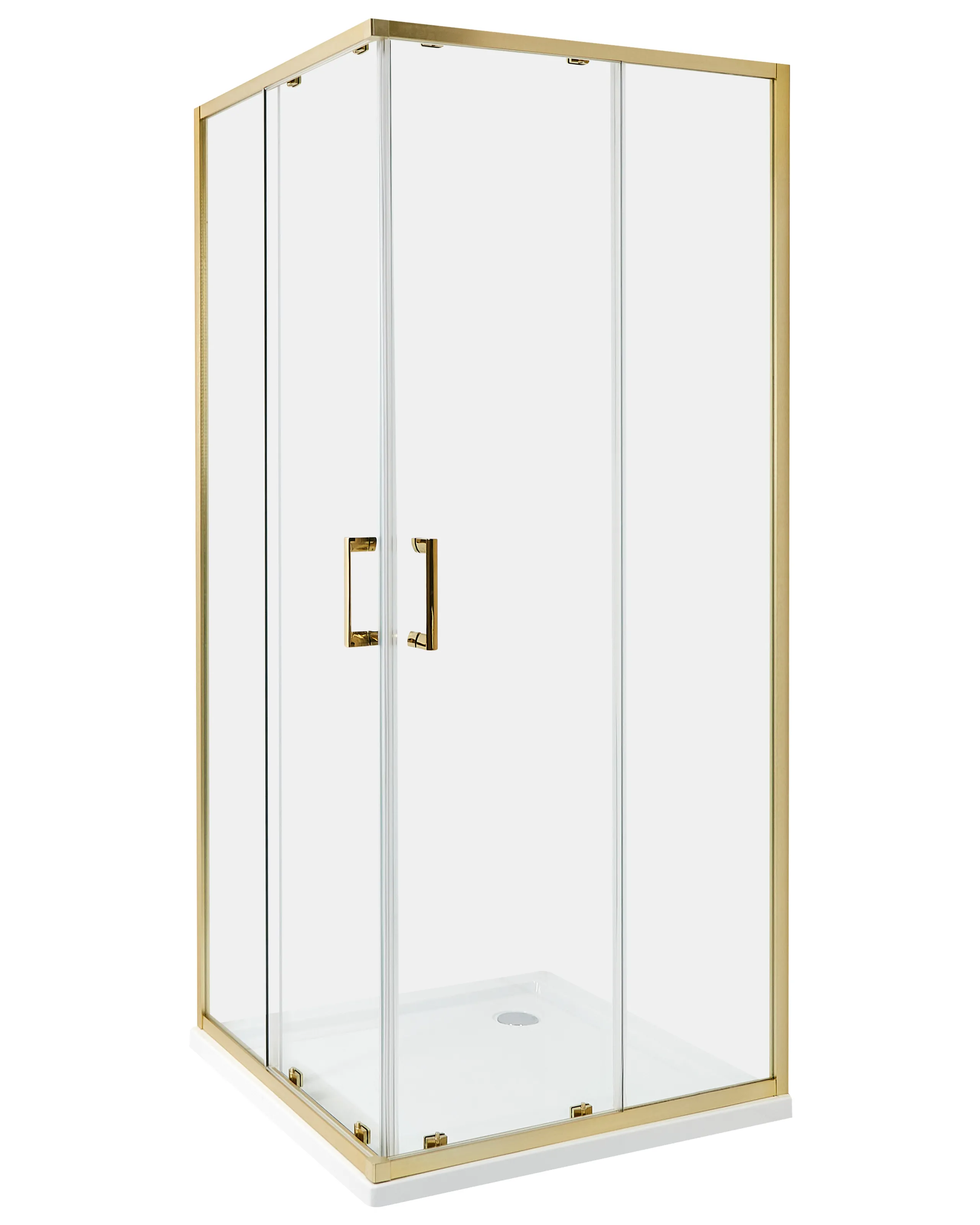 Cabina de ducha TELA 80 x 80 x 185 cm Dorado