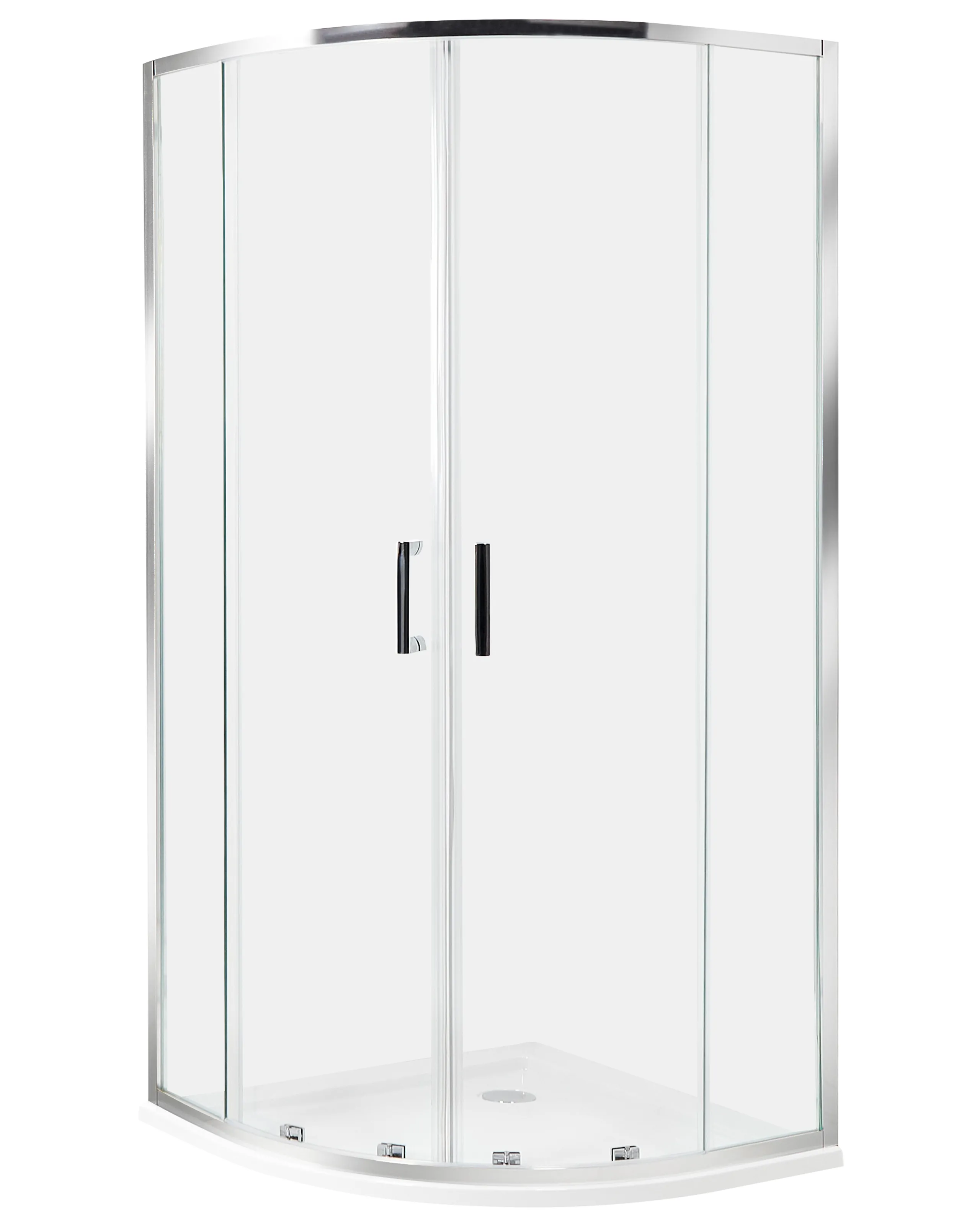 Cabina de ducha JUKATAN 90 x 90 x 185 cm Plateado