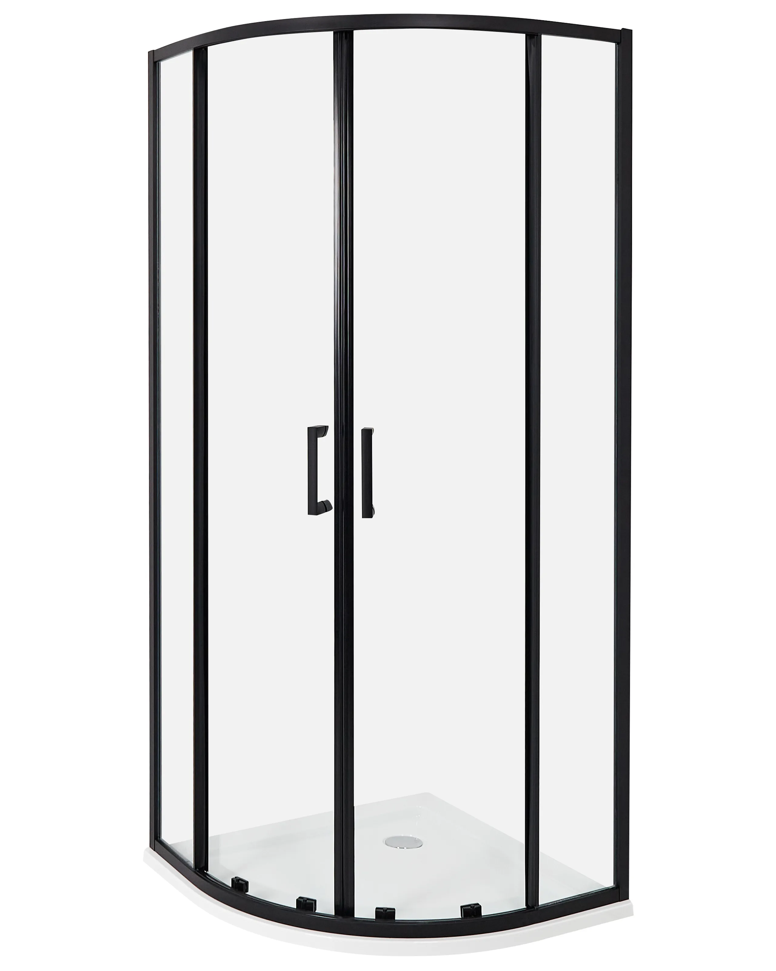 Cabina de ducha JUKATAN 80 x 80 x 185 cm Negro