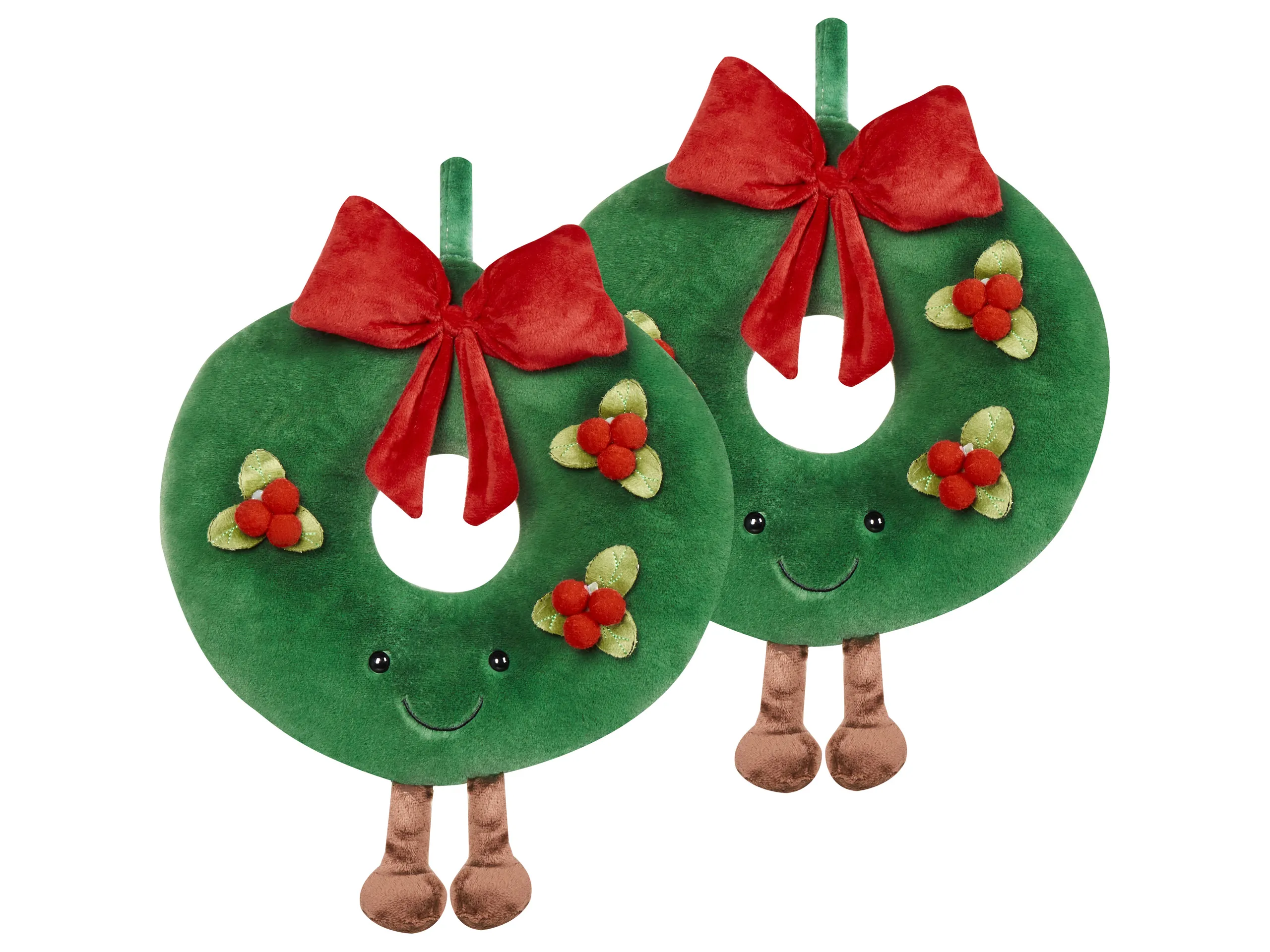 Conjunto de 2 cojines decorativos BONBON 45 x 45 cm Verde