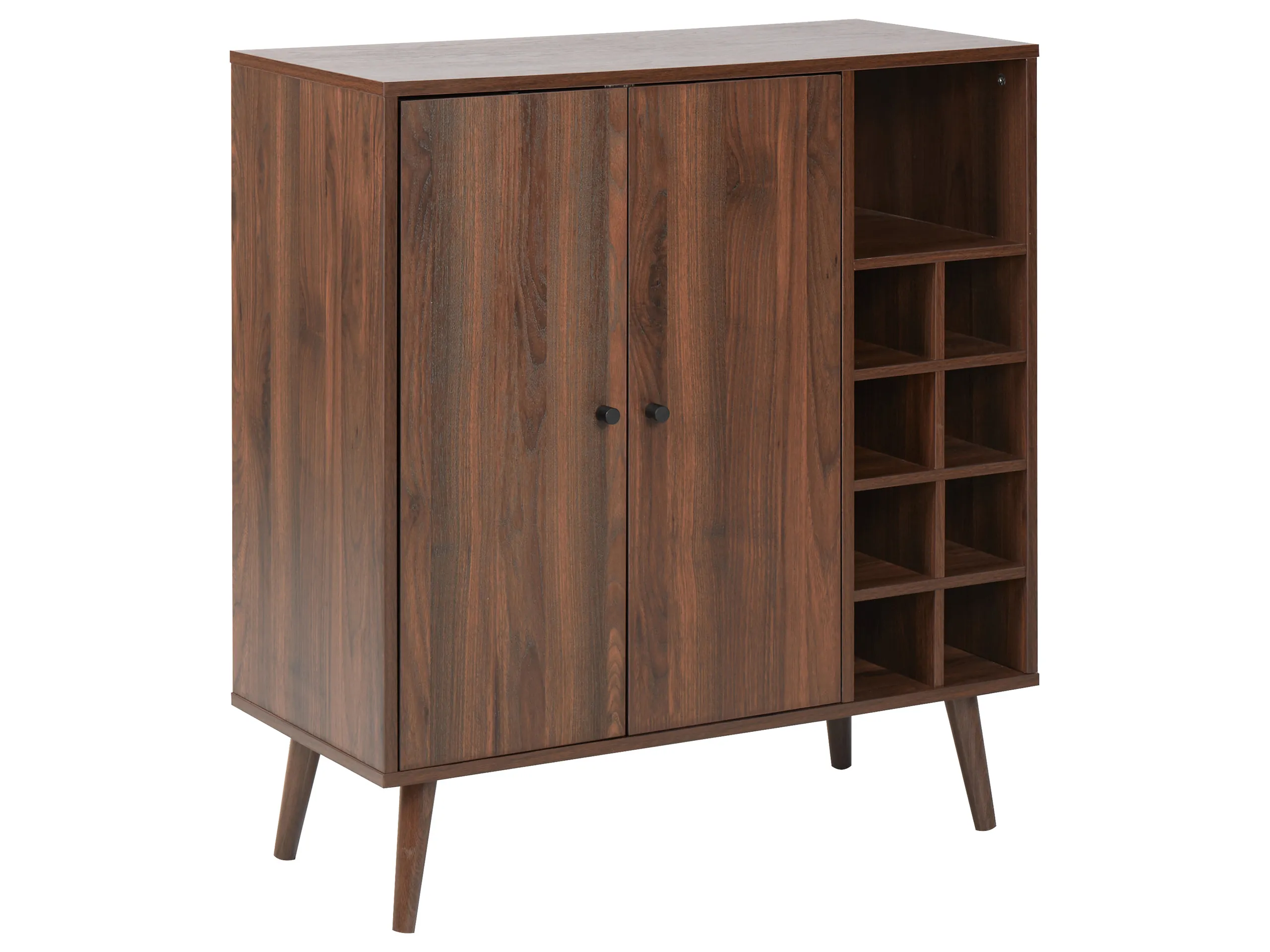 Mueble botellero TULLAMORE Marrón oscuro