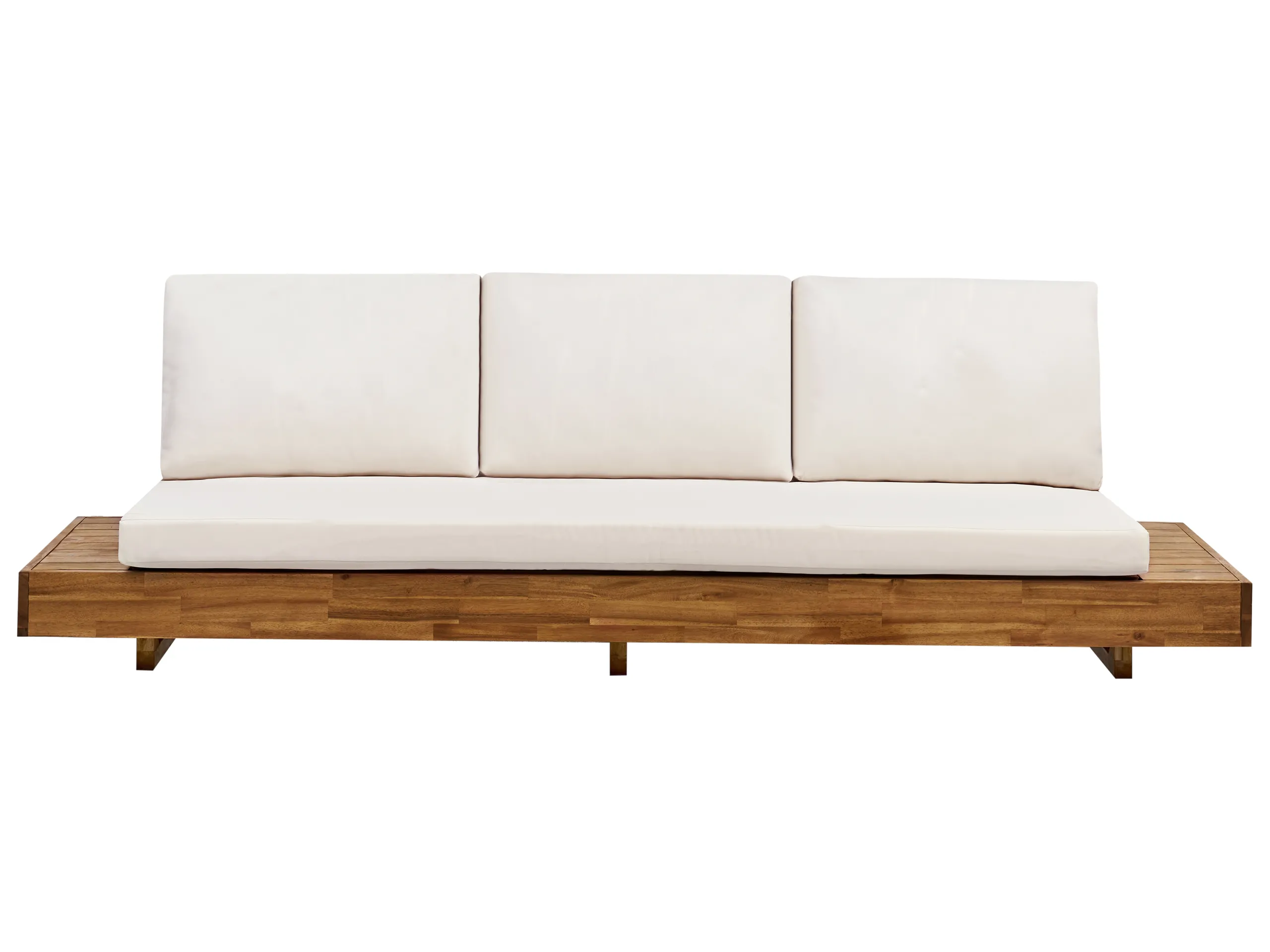 Garden Sofa 3 Seater MARETTIMO Certified Acacia Wood Brown