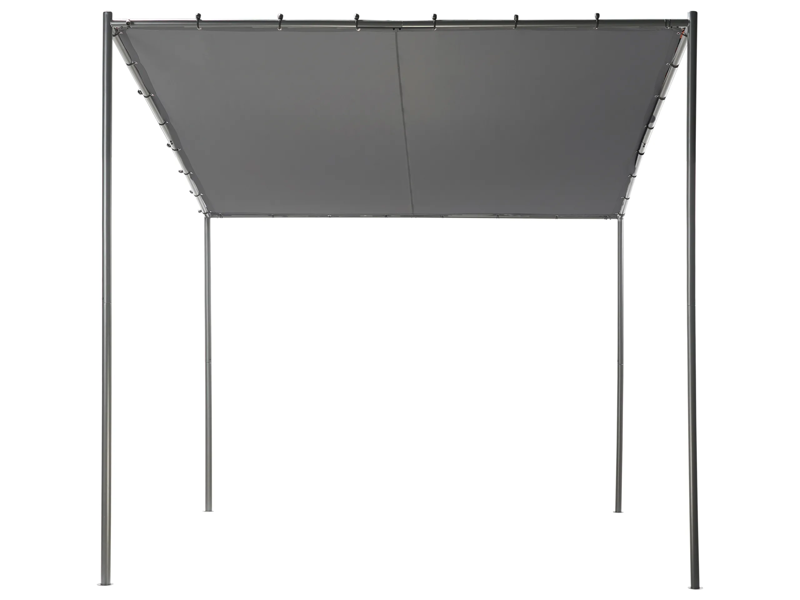 Cenador VIMINO Metal 282 cm 294 cm Gris oscuro