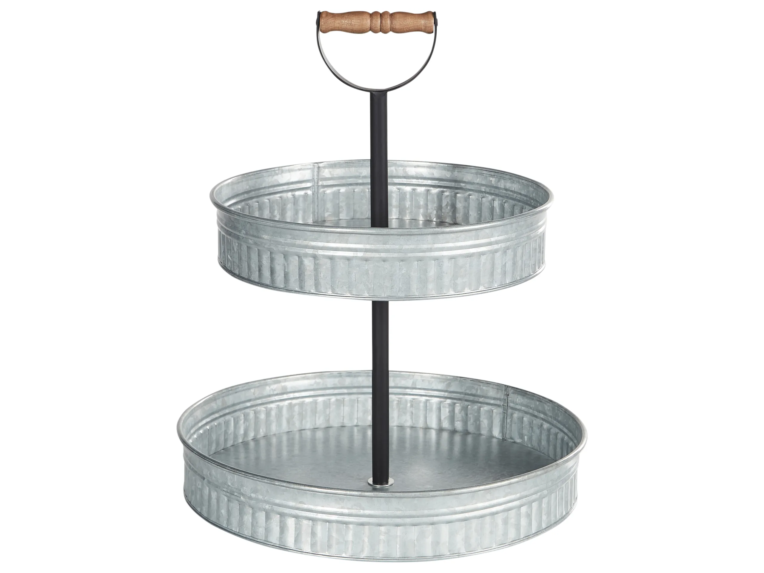 2-Tiered Cake Stand KOUIGN Silver