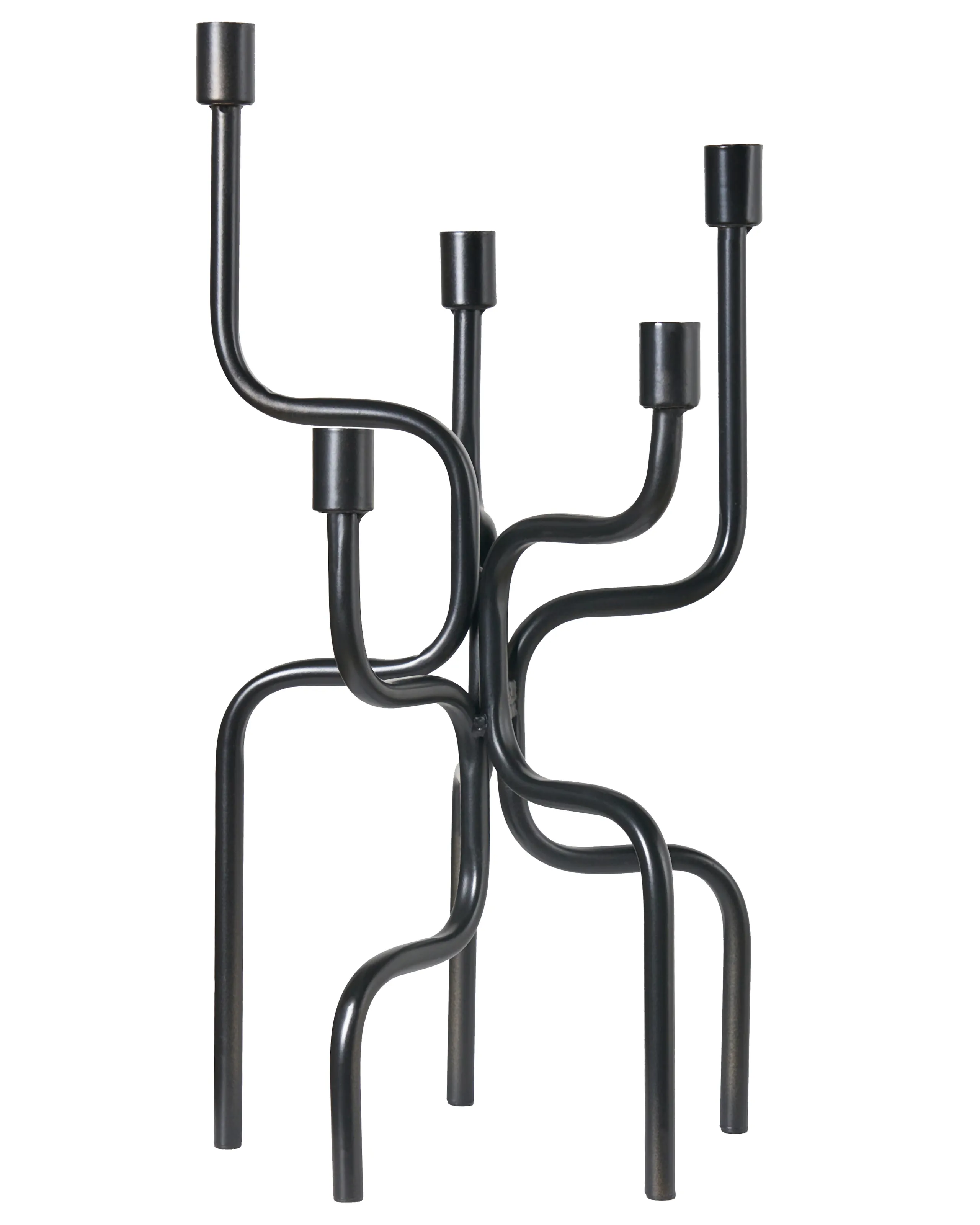 Candelero PORRTELA Metal 50 cm Negro