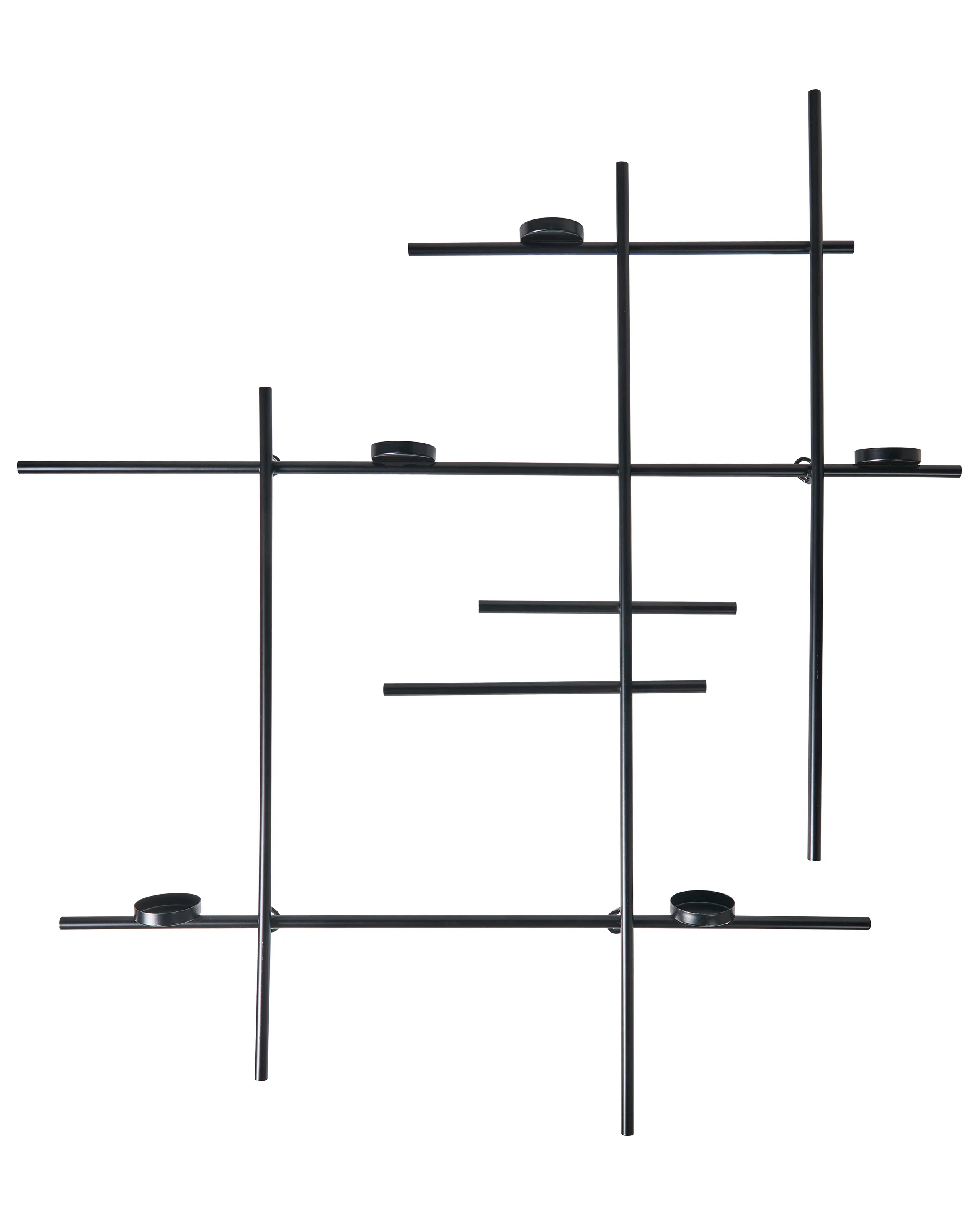 Candelero de pared PORTO 74 cm Negro