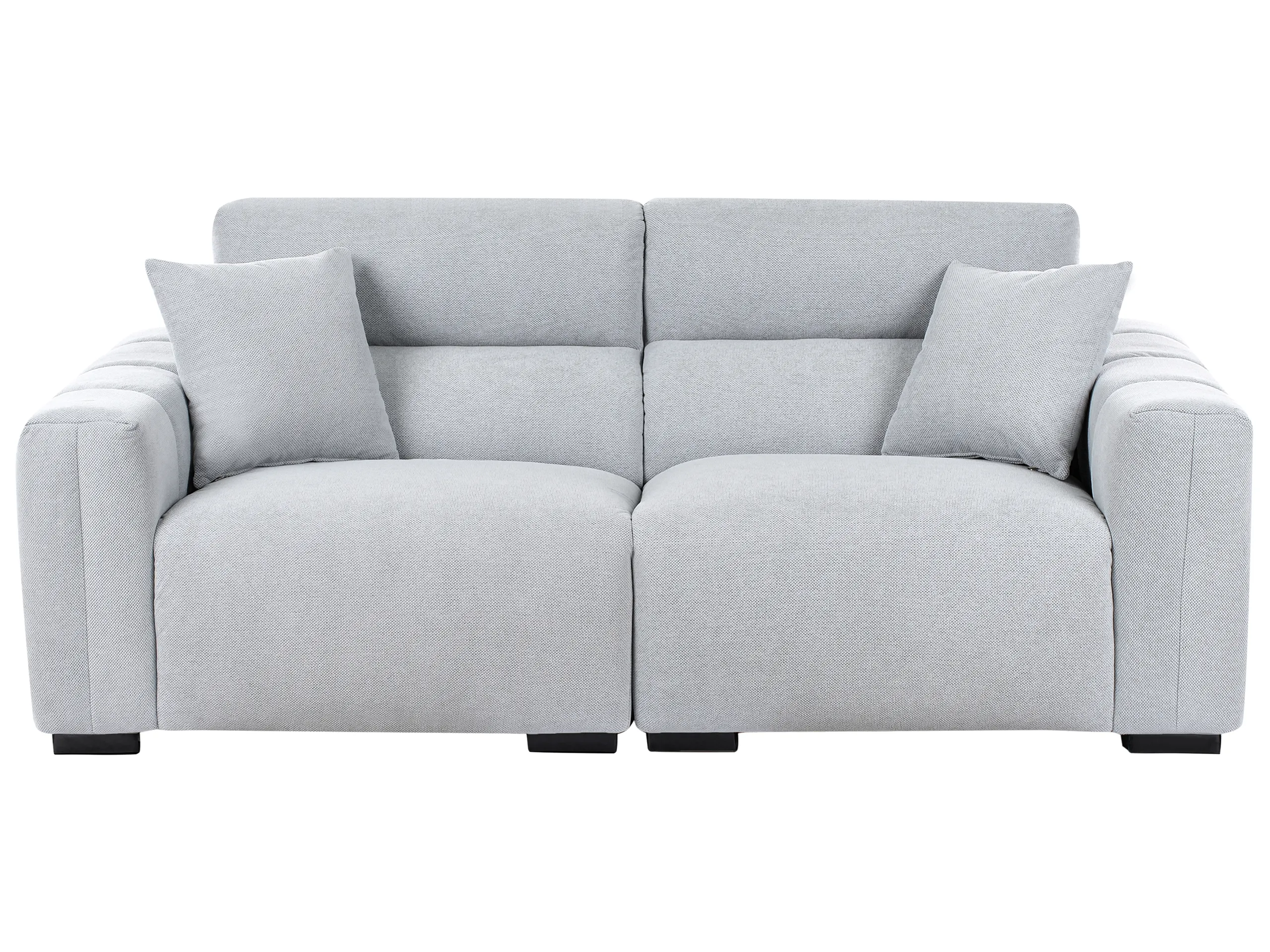 Sofa 3 Seater FAUSKAN Fabric Light Blue