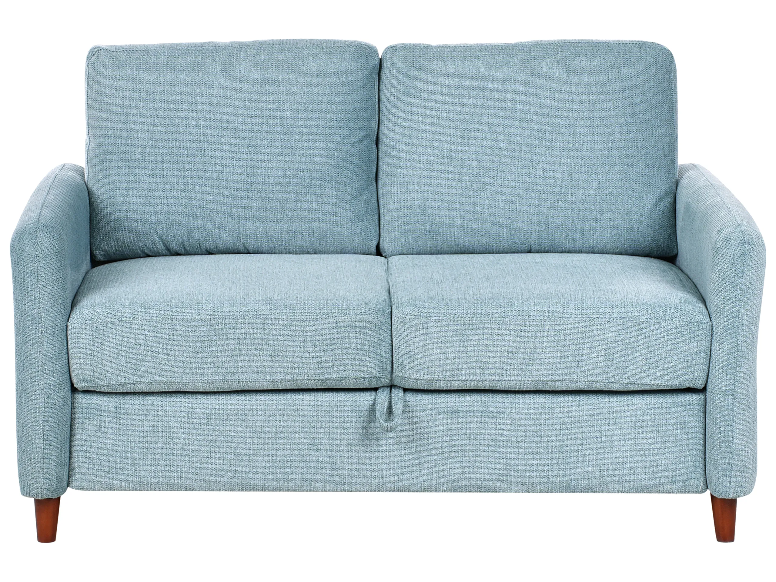 Sofa 2 Seater MARE Fabric Blue with Storage