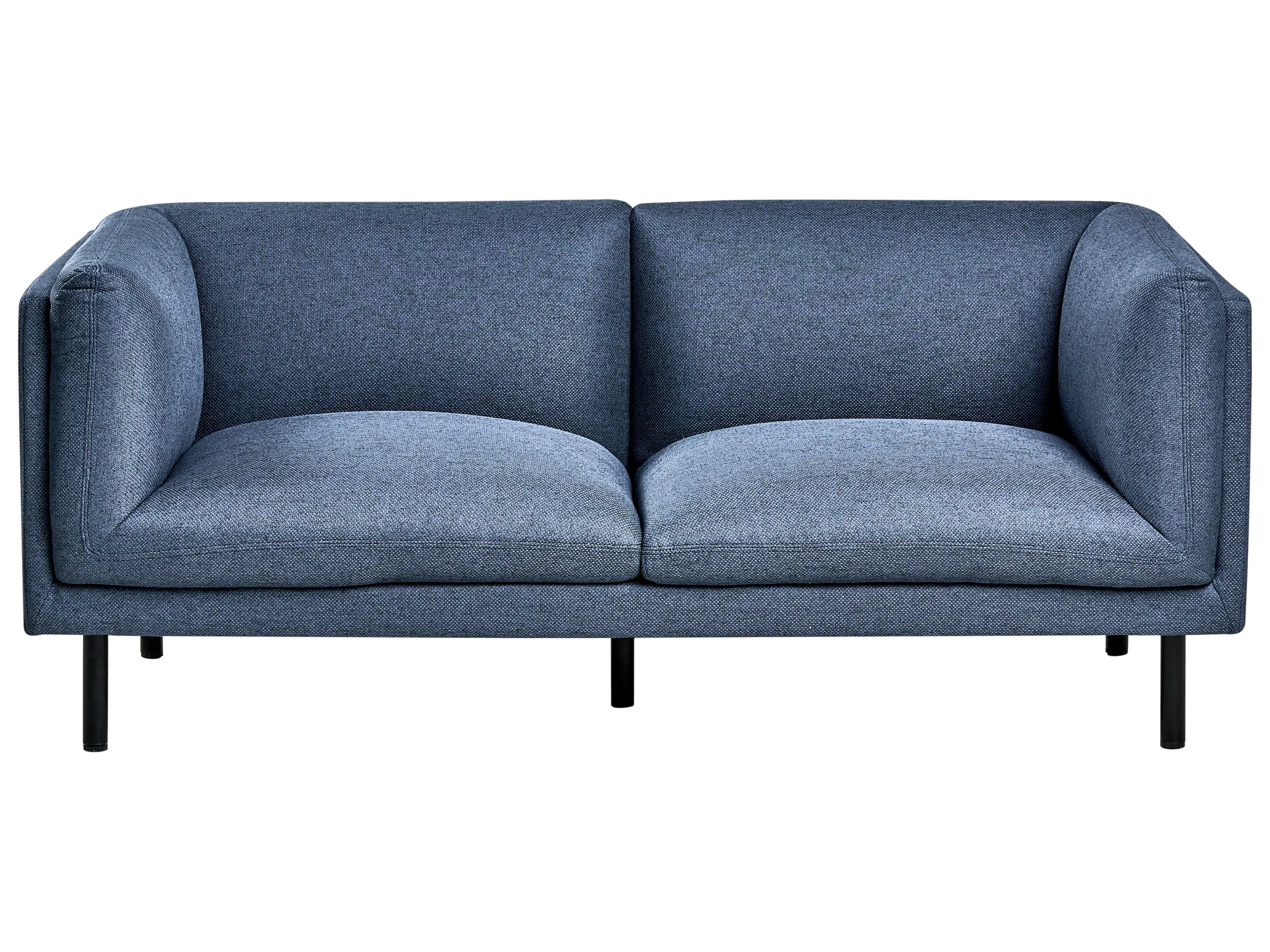 Sofa 2 Seater VORGOD Fabric Dark Blue